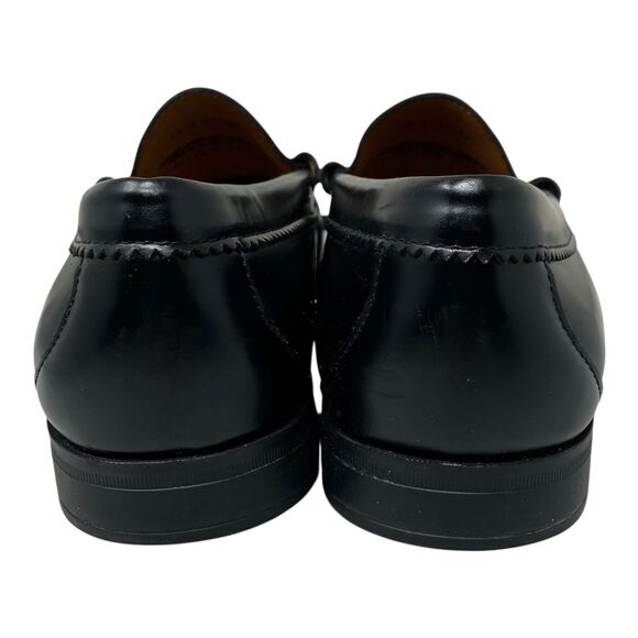 J Crew Camden Penny Loafers Mens 10.5 Black Leather Career Wedding Shoes AV166 main image 7